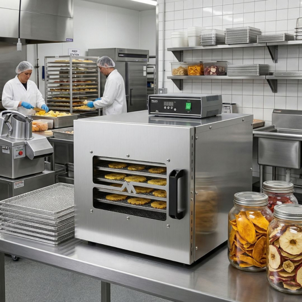 A Meloni oferece o Desidratador de Alimentos Meloni MD1, equipamento compacto e eficiente para desidratação de alimentos, proporcionando secagem uniforme, conservação e excelente desempenho produtivo.