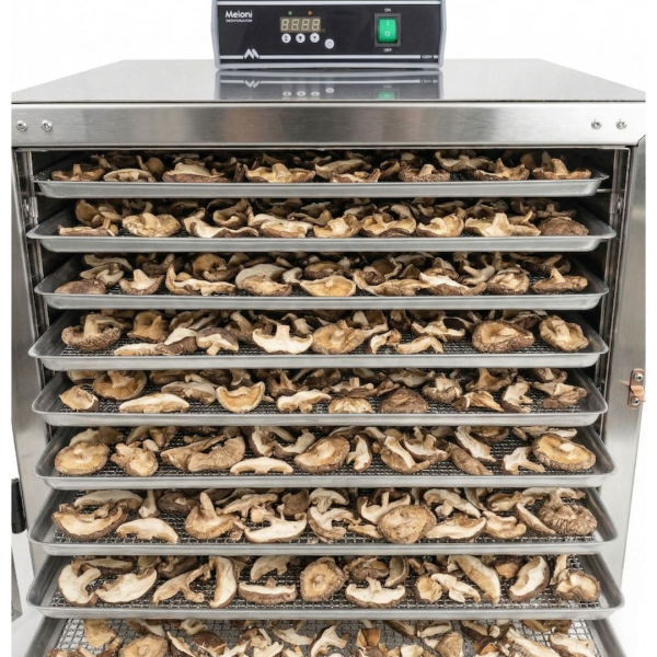 A Meloni oferece o Desidratador de Alimentos Meloni MD1, equipamento compacto e eficiente para desidratação de alimentos, proporcionando secagem uniforme, conservação e excelente desempenho produtivo.